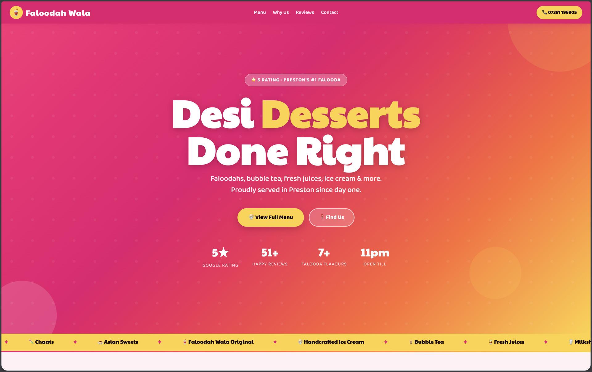 Faloodah Wala website