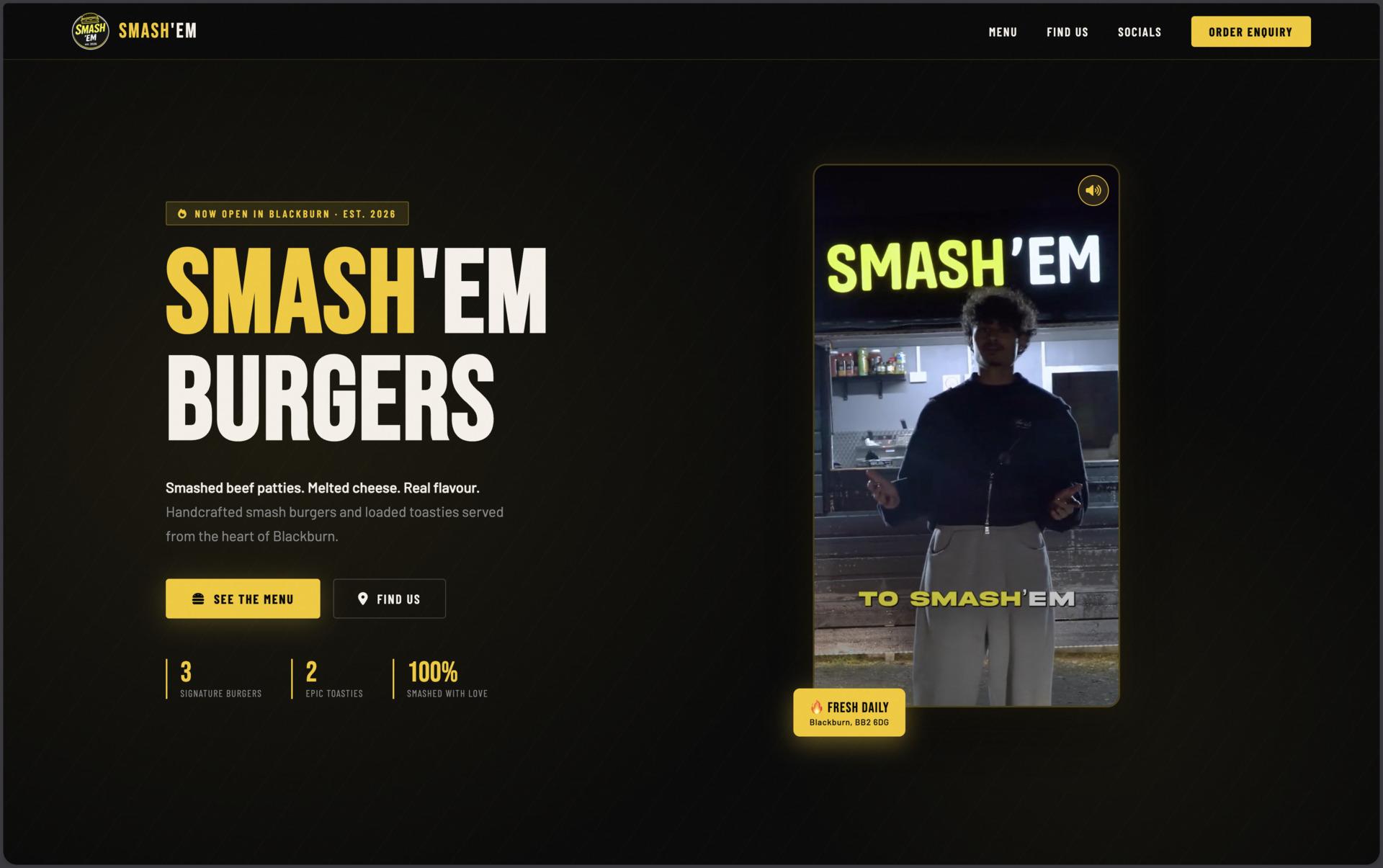 Smash'Em website